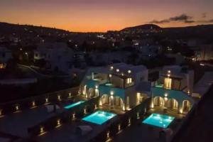 Modern Dome Homes Of Santorini, Perissa