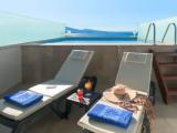 Deluxe room with balcony and with sea view