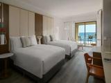 Deluxe Quadruple room with balcony and with sea view