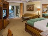Bed in Dorm with partial sea view